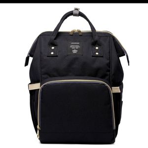 Mummy Diaper Bag Maternity Baby Nappy Backpack Waterproof with Stroller Hook